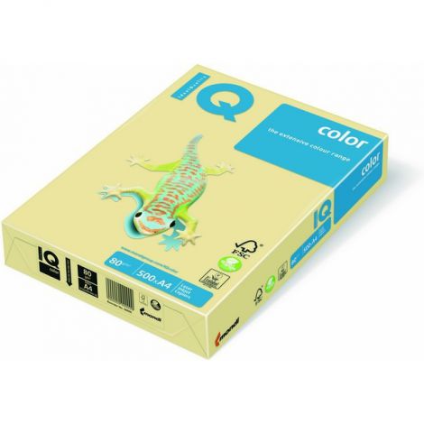 Papier ksero A4/500/80g Mondi IQ żółty pastelowy